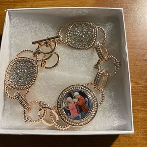 Rose Gold Photo Bracelet